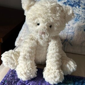 Fuddlewuddle white cat retired Jellycat